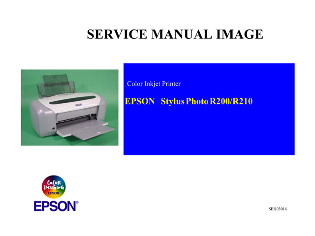 EPSON R200_R210 Service Manual